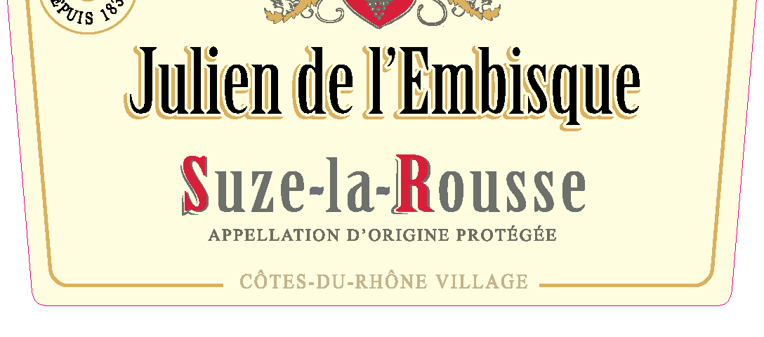 Domaine Julien de l'Embisque en AOC Suze-la-Rousse