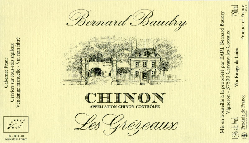 Domaine Bernard Baudry - Les Grézeaux