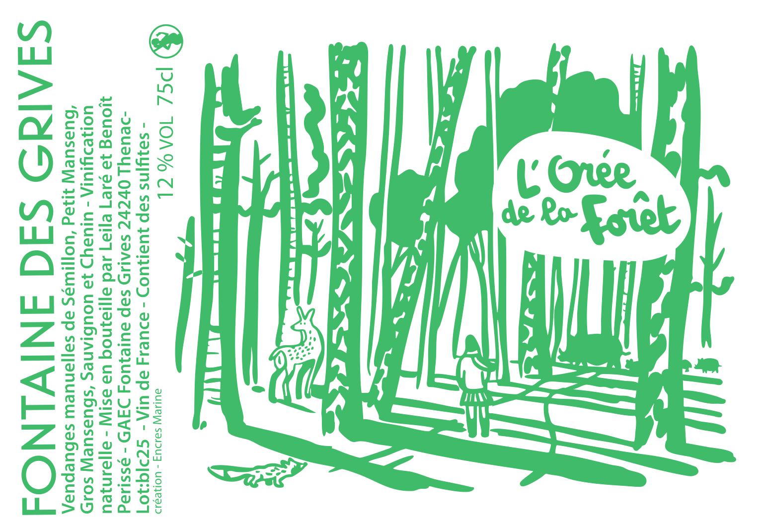 Fontaine des Grives - Périgord - L'orée de la fôret